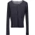 Urban Classics Dames/Dames Mesh Top met Lange Mouwen (Zwart)