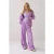 Summum Woman Top Basics Sheer Violet