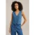 We Fashion Waistcoat Blue