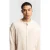 Geweven Lange Mouw Crewneck Shirt
