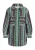 IZIA Tussenjas  turquoise / donkergroen / pink / wolwit