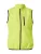 Newline Sportbodywarmer  limoen / zwart
