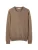 GOBI Cashmere Gebreid vest ‘Essential’  donkerbeige