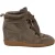 Steve Madden Mables taupe suede hoge sneakers dames