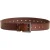 White Stuff Multi Punch Leather Belt Mid Brown