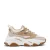 Steve Madden Progressive chunky leren sneakers beige/goud