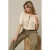 &Co Woman top met stippen ecru