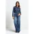 Rich & Royal Boxy Denim Jacket With Tapes Denim Blue