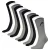 HEAD Sportsokken  grijs / zwart / wit