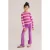 WE Fashion longsleeve roze rib gebreid