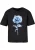 Miss Tee Shirt ‘Rise And Slay’  lichtblauw / zwart / wit