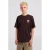 America Today rechtvallend T-shirt met backprint – bruin