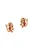 MYMO Oorbellen  goud / rood