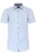 Venti Body Fit Overhemd Korte mouw blauw