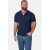 Jan Vanderstorm herren T-Shirt – 60/62 – donkerblauw – Plus Size
