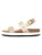 Bayton Sandalen met riem ‘Almeria’  beige / goud