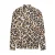 GARCIA Dames Print T-shirt Bruin Lange mouw