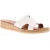 Hush Puppies Dames Sandalen Lage Wedge Eloise Leer Instap Wit