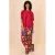Oilily wide leg high waist broek multi