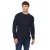 Crosshatch Heren Jampster Gebreid Sweatshirt met Ronde Hals (Marine)