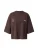 Karo Kauer Shirt  bruin / wit