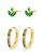 Hey Happiness Oorbellen ‘Rainbow’  goud