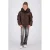Vingino winterjas met panterprint – bruin
