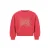 Like Flo oversized sweater met print – rood