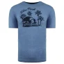 Eden Park Paris Beach Logo Heren Blauw T-Shirt