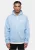 Dropsize Sweatvest  lichtblauw / wit