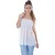 Phard Bianco Polyester Dames Intiem Tanktop