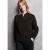 Corduroy blouse met ruches