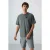Oversized Katoen-Polyester Crew Neck T-Shirt