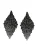 AVANT-GARDE PARIS Oorbellen ‘Emiliaya’  zwart