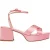 LK Bennett Amie Sandal Flamingo