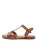 RYŁKO Sandalen met riem  lichtbeige / bruin
