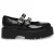 Steve Madden Overt Flat Shoes Black Action Leather