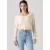 Levi’s Petal Vneck Sweater White Swan Triblend