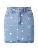 ONLY Rok ‘ONLSTELLA’  blauw denim / wit