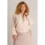 Yest Curve Plus Size bomberjack met print – beige