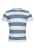 INDICODE JEANS Shirt ‘ Ariba ‘  blauw / natuurwit