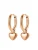 Hey Happiness Oorbellen ‘Heart Beat’  rose-goud