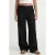 JJXX GIRL wide leg casual gebreide broek – zwart