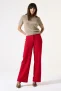 Rode bouclé broek