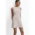 Mango geruite mini jurk – beige