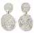 PILGRIM silver plated oorbellen Air