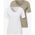 Street One Dames Basic Shirt in een 2-pack in Multicolour|Wit|Beige