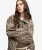 Geblokte Bomber Jas Oversized Pasvorm Brown