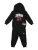 Jordan Joggingpak  donkergrijs / knalrood / zwart / wit