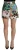 Bloemen Patchwork Hoge Taille Shorts